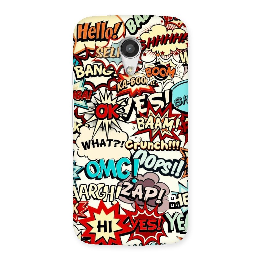 Boom Zap Back Case for Moto G 2nd Gen