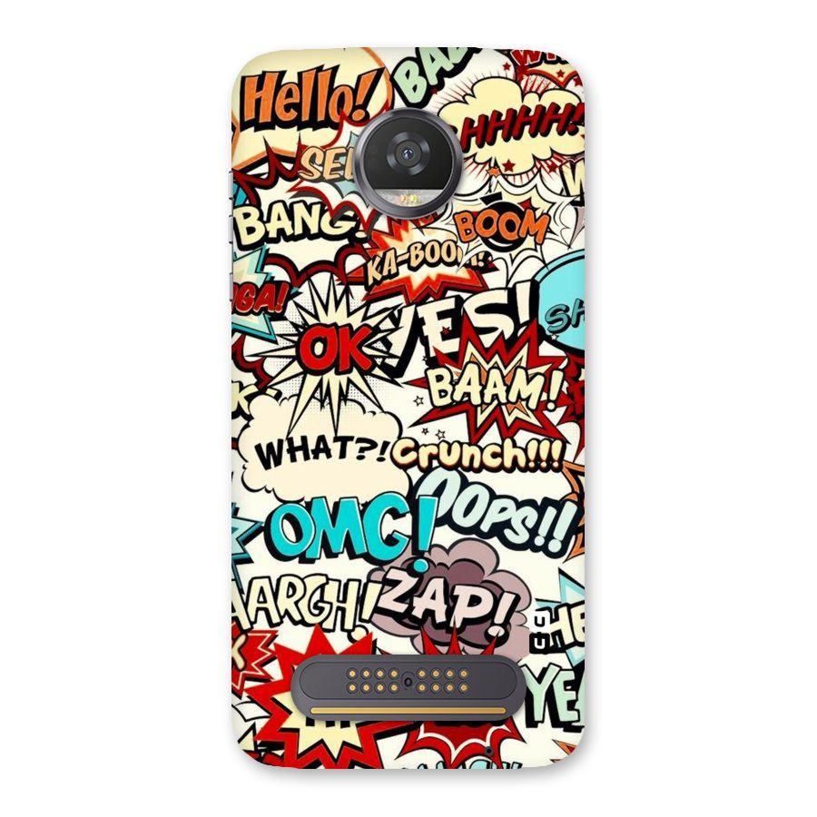 Boom Zap Back Case for Moto Z2 Play