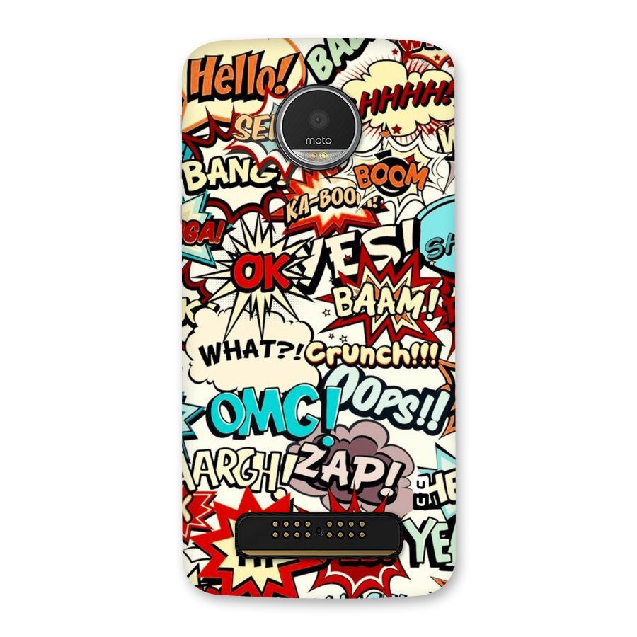 Boom Zap Back Case for Moto Z Play