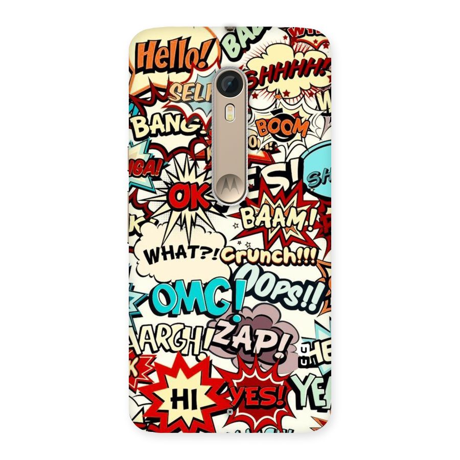 Boom Zap Back Case for Motorola Moto X Style