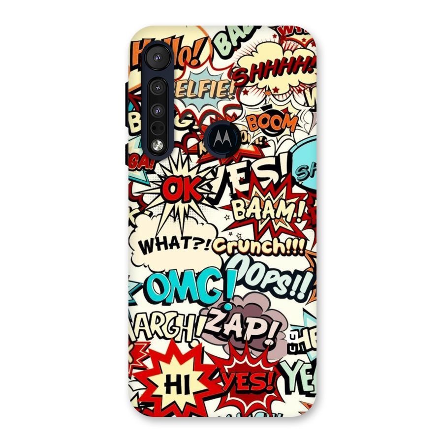 Boom Zap Back Case for Motorola One Macro