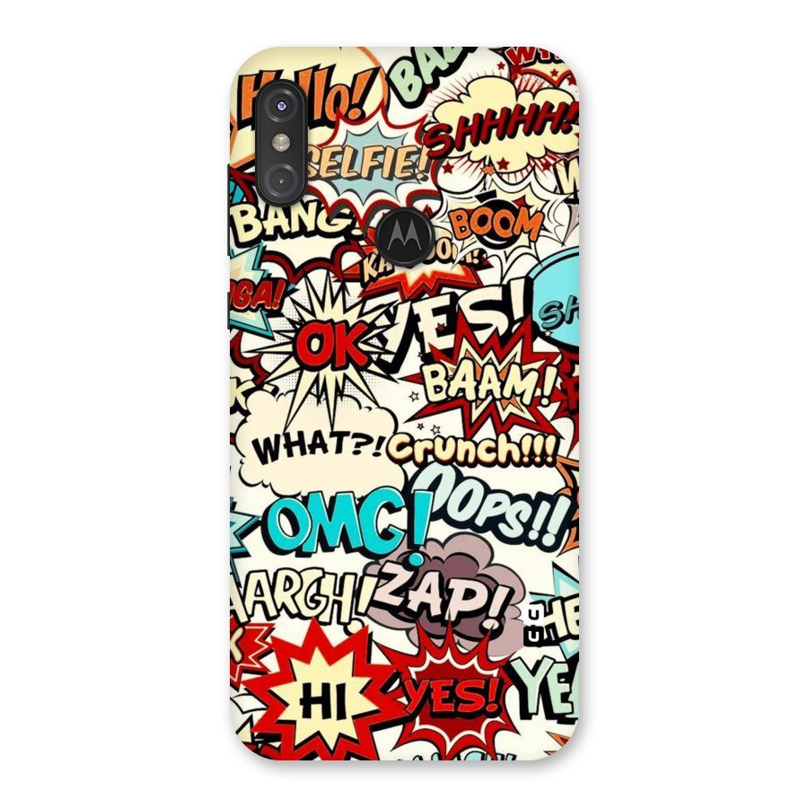Boom Zap Back Case for Motorola One Power