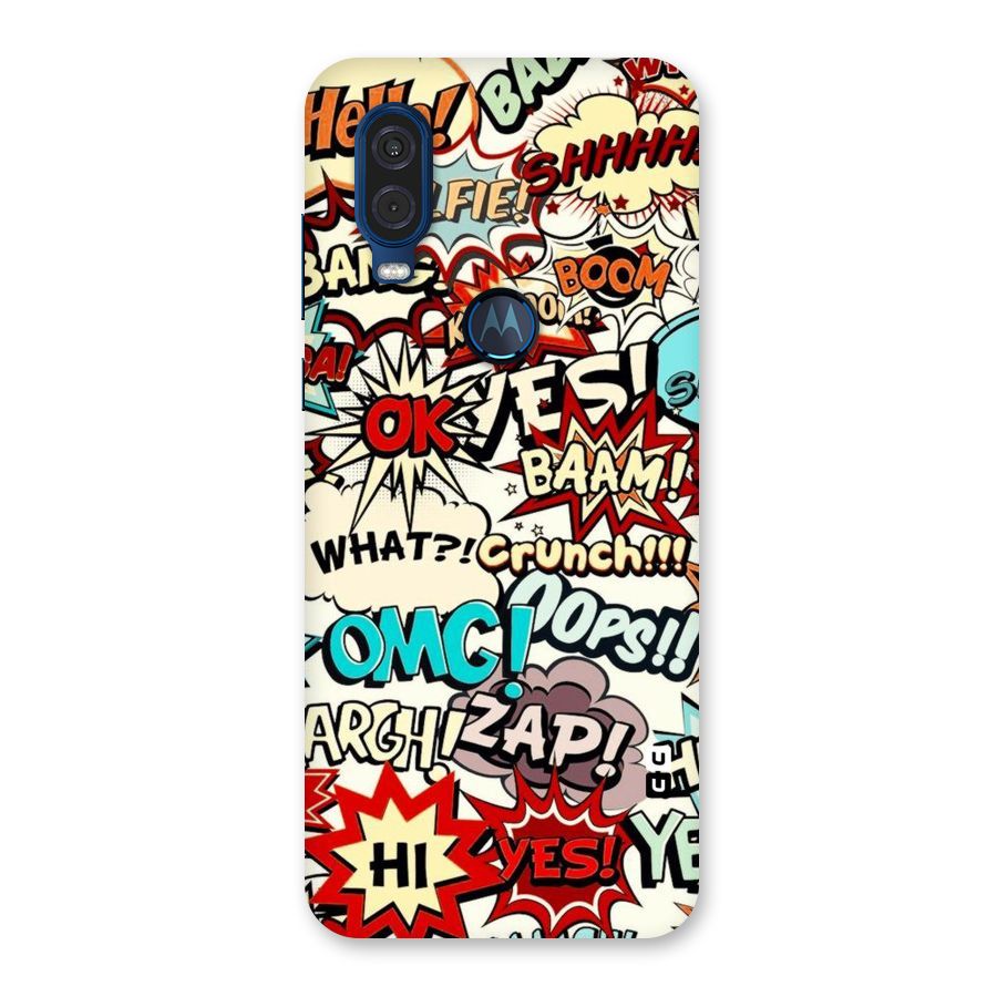 Boom Zap Back Case for Motorola One Vision