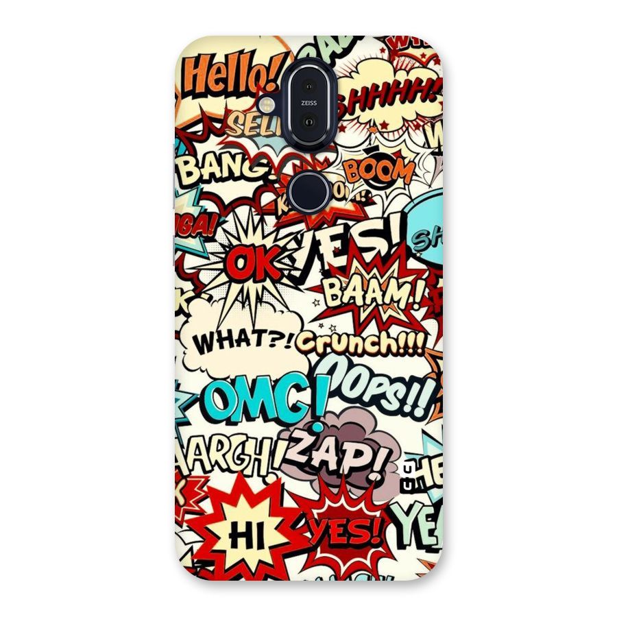 Boom Zap Back Case for Nokia 8.1