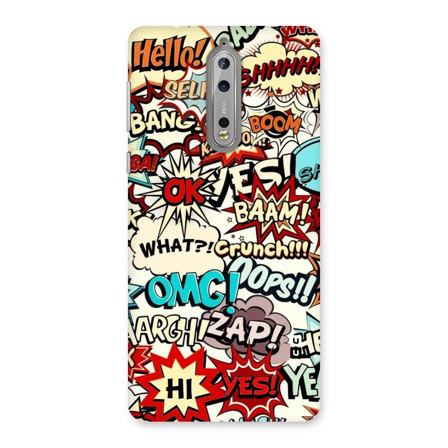 Boom Zap Back Case for Nokia 8
