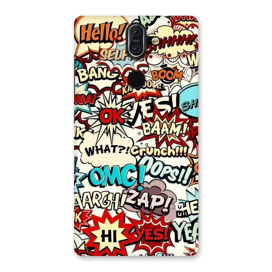 Boom Zap Back Case for Nokia 8 Sirocco