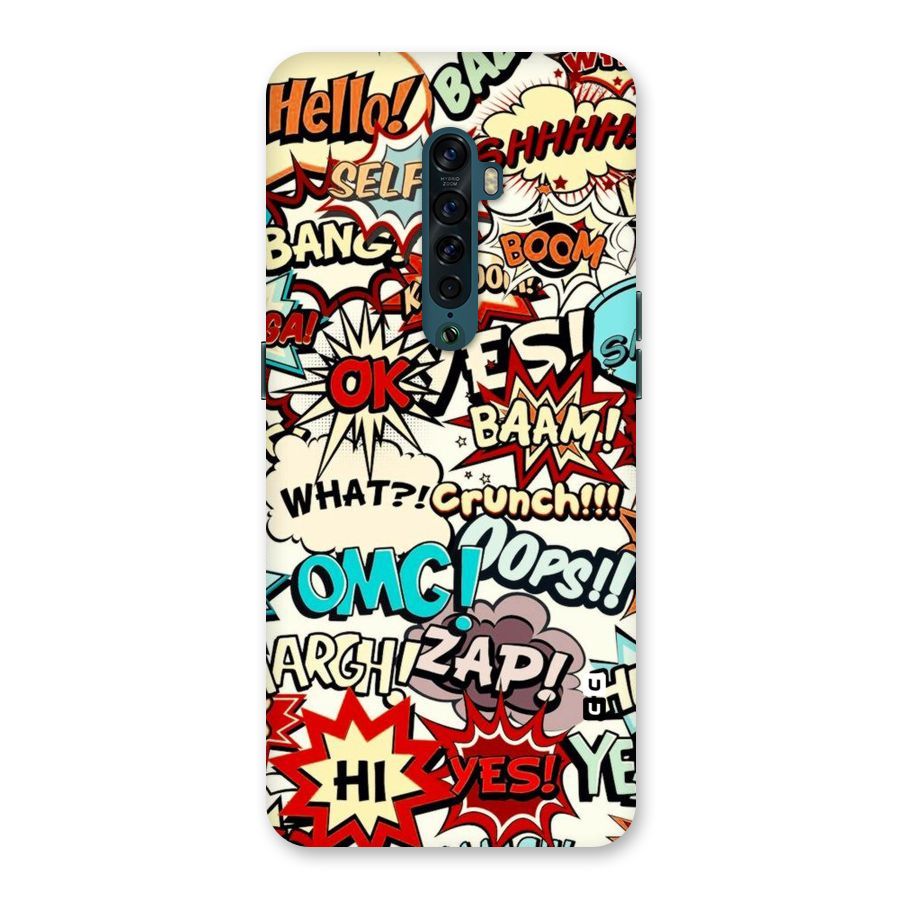 Boom Zap Back Case for Oppo Reno2