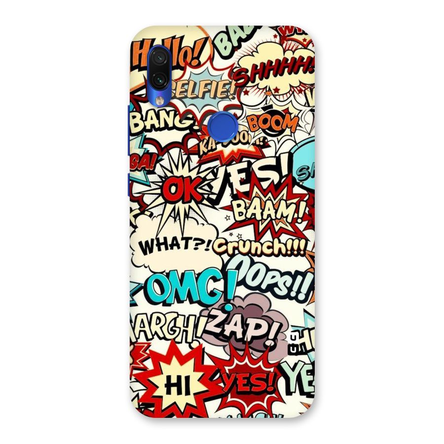 Boom Zap Back Case for Redmi Note 7S