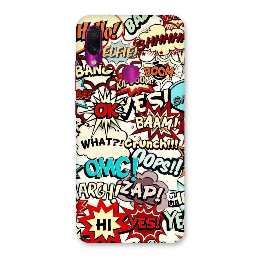 Boom Zap Back Case for Redmi Note 7 Pro