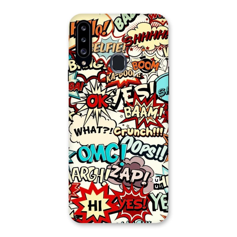 Boom Zap Back Case for Samsung Galaxy A20s