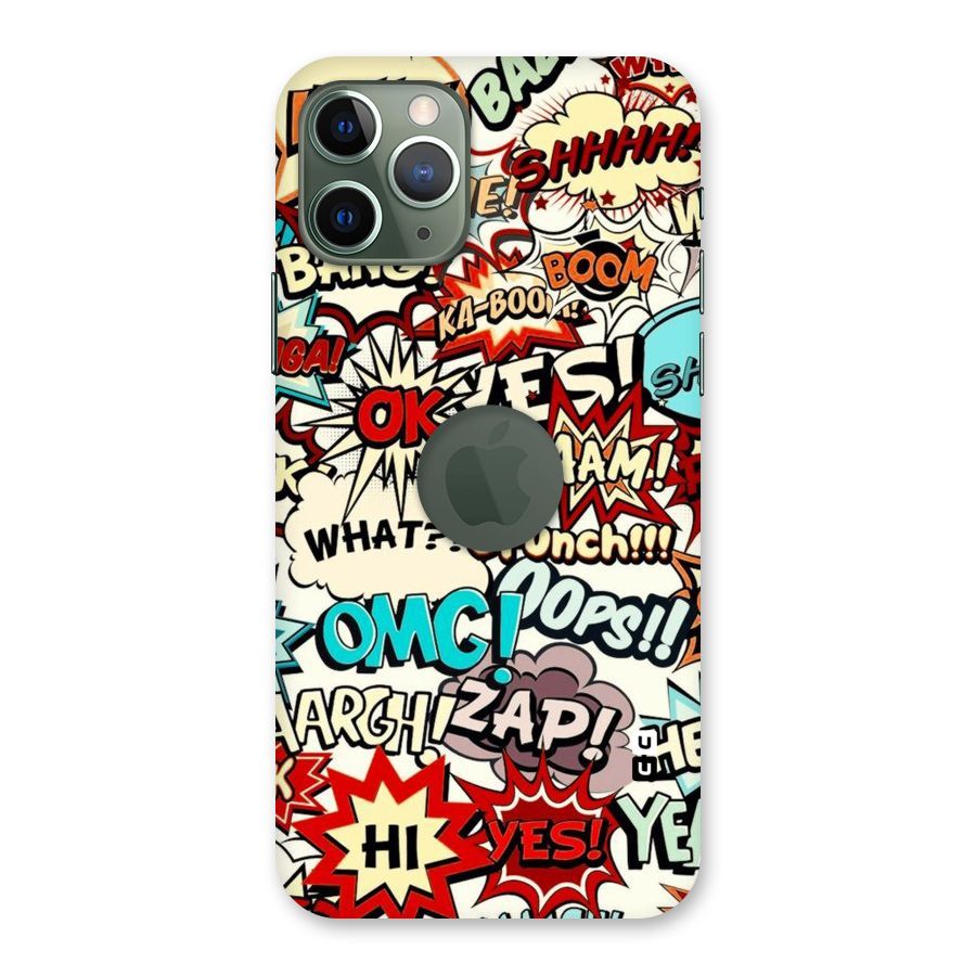 Boom Zap Back Case for iPhone 11 Pro Logo  Cut