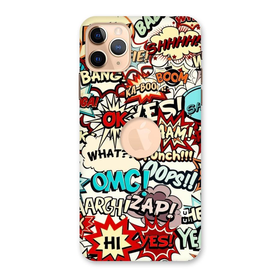 Boom Zap Back Case for iPhone 11 Pro Max Logo Cut