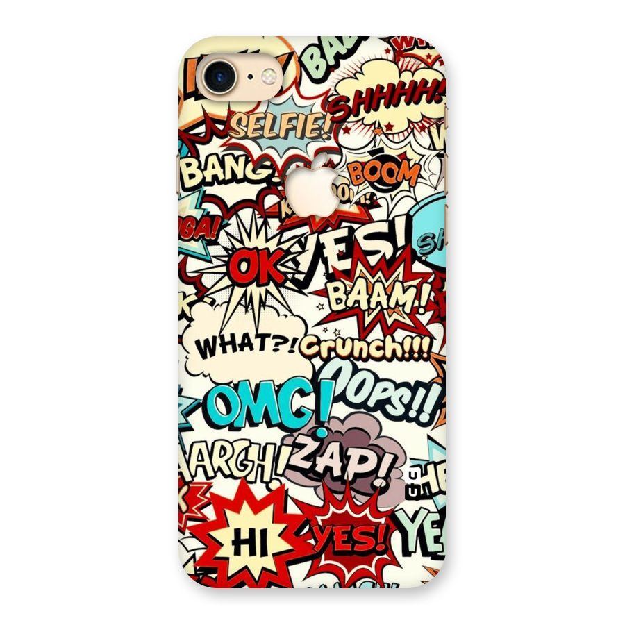 Boom Zap Back Case for iPhone 7 Apple Cut