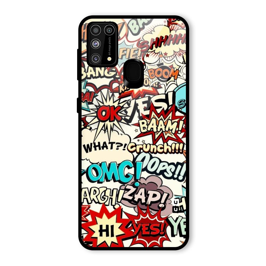 Boom Zap Glass Back Case for Galaxy F41