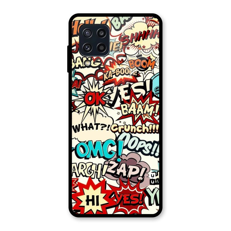 Boom Zap Glass Back Case for Galaxy M32