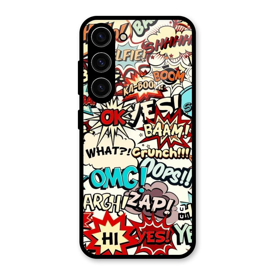 Boom Zap Glass Back Case for Galaxy S23