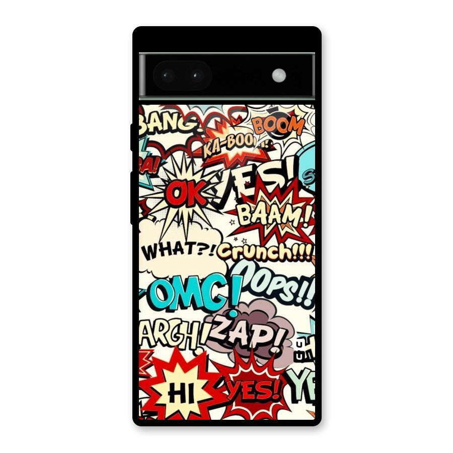 Boom Zap Glass Back Case for Google Pixel 6a