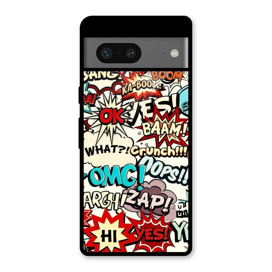 Boom Zap Glass Back Case for Google Pixel 7