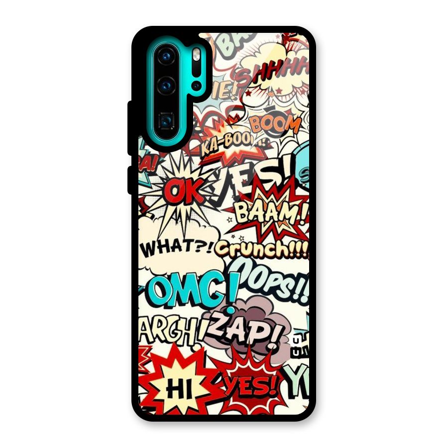 Boom Zap Glass Back Case for Huawei P30 Pro