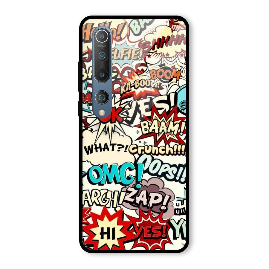 Boom Zap Glass Back Case for Mi 10