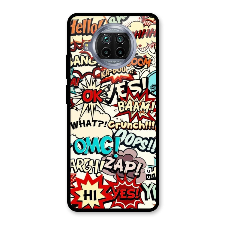 Boom Zap Glass Back Case for Mi 10i