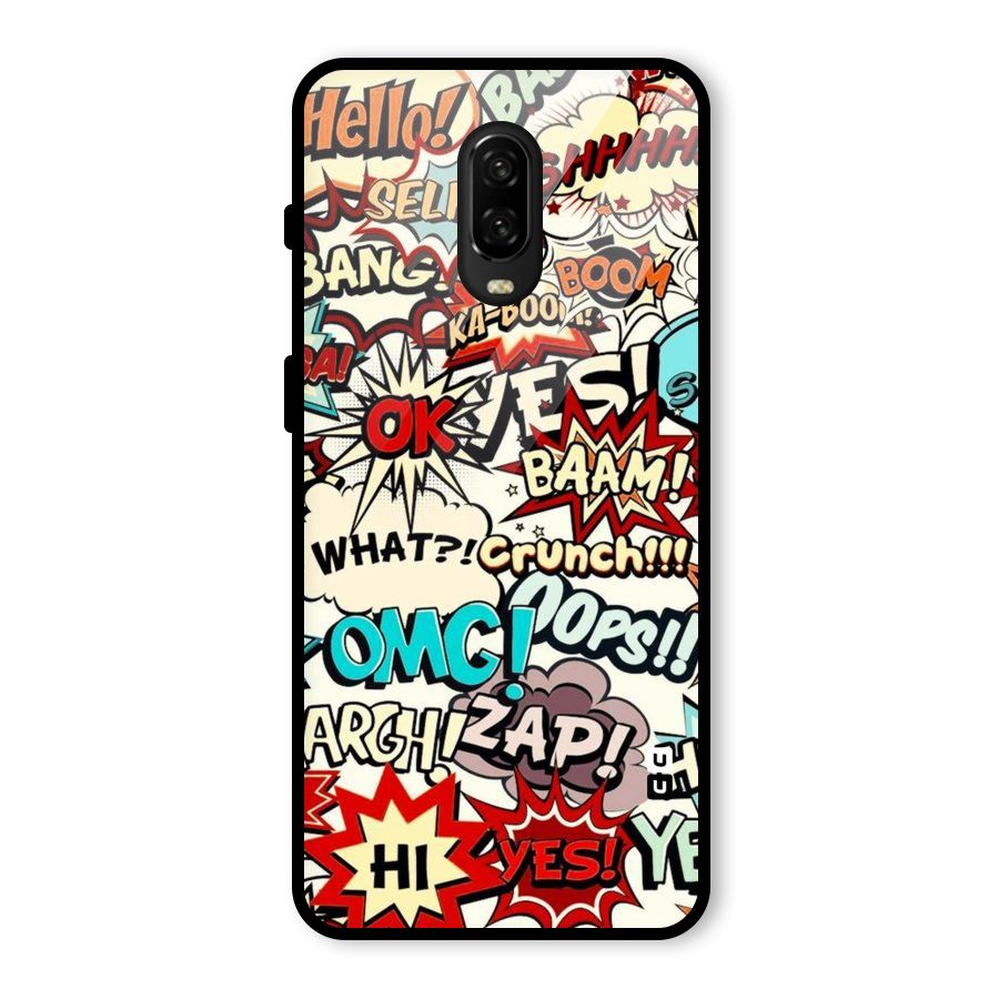 Boom Zap Glass Back Case for OnePlus 6T