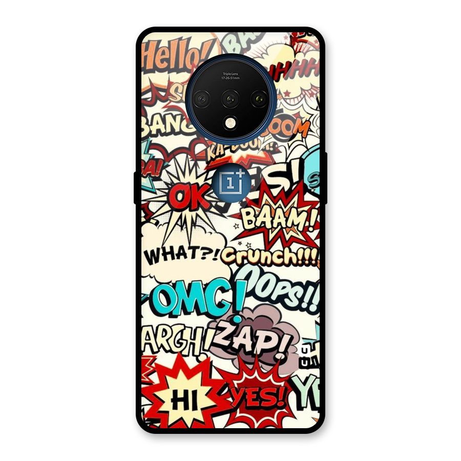 Boom Zap Glass Back Case for OnePlus 7T
