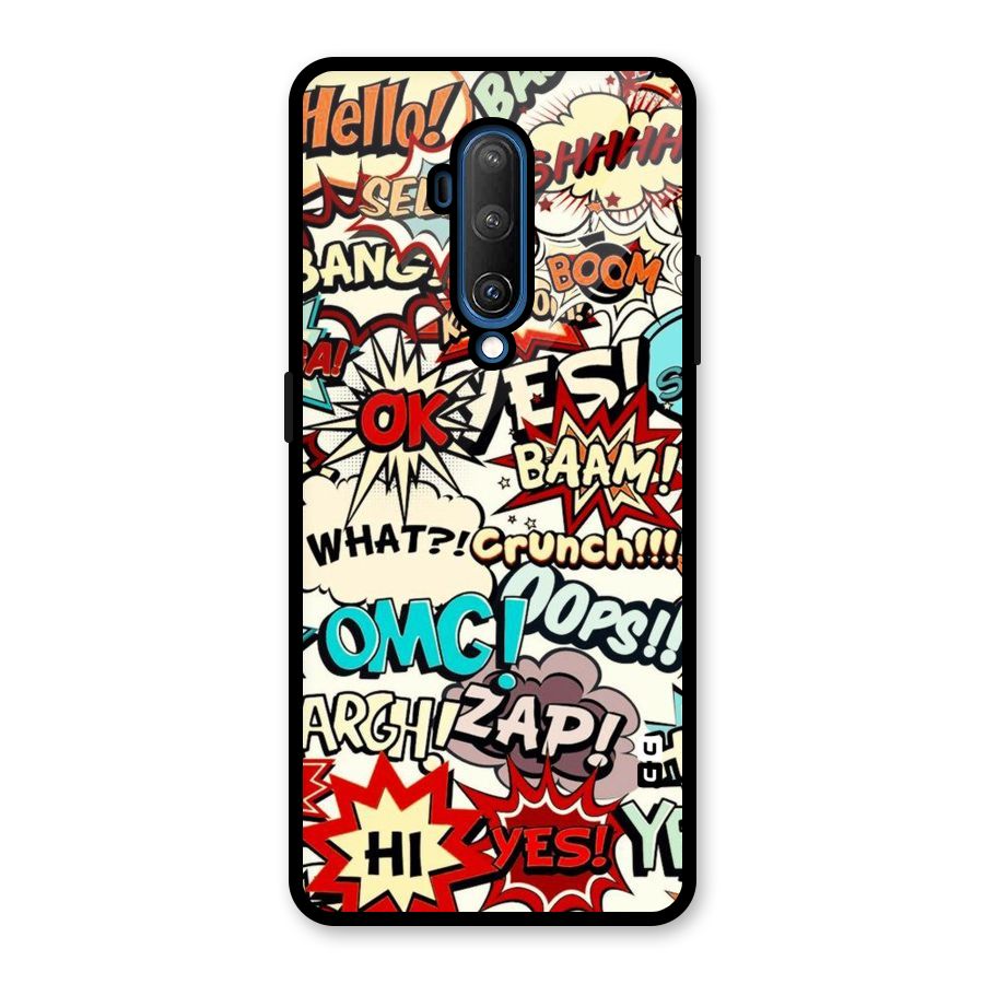 Boom Zap Glass Back Case for OnePlus 7T Pro