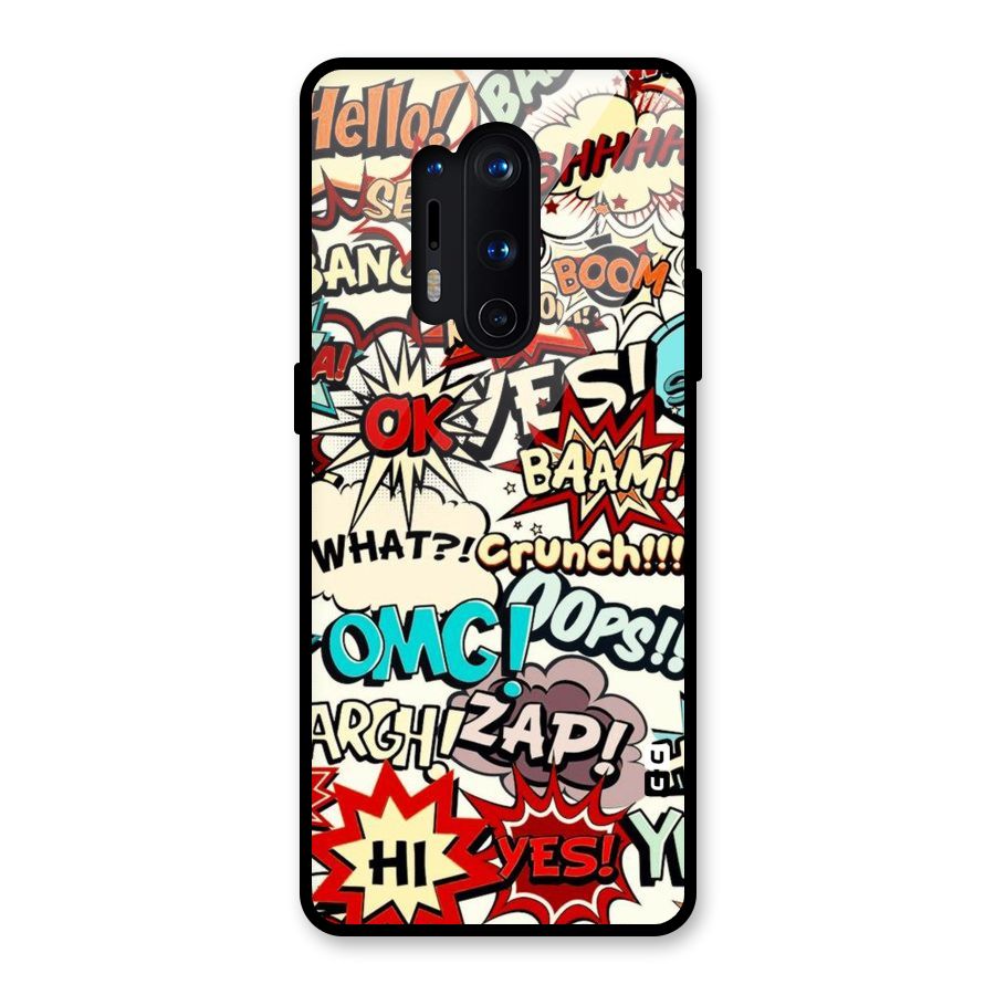 Boom Zap Glass Back Case for OnePlus 8 Pro