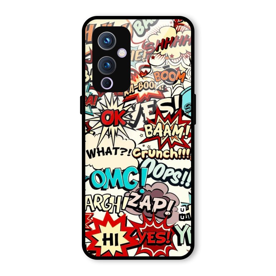 Boom Zap Glass Back Case for OnePlus 9