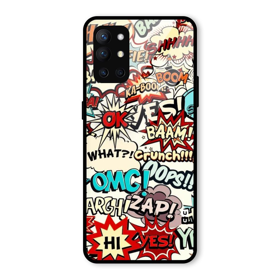 Boom Zap Glass Back Case for OnePlus 9R