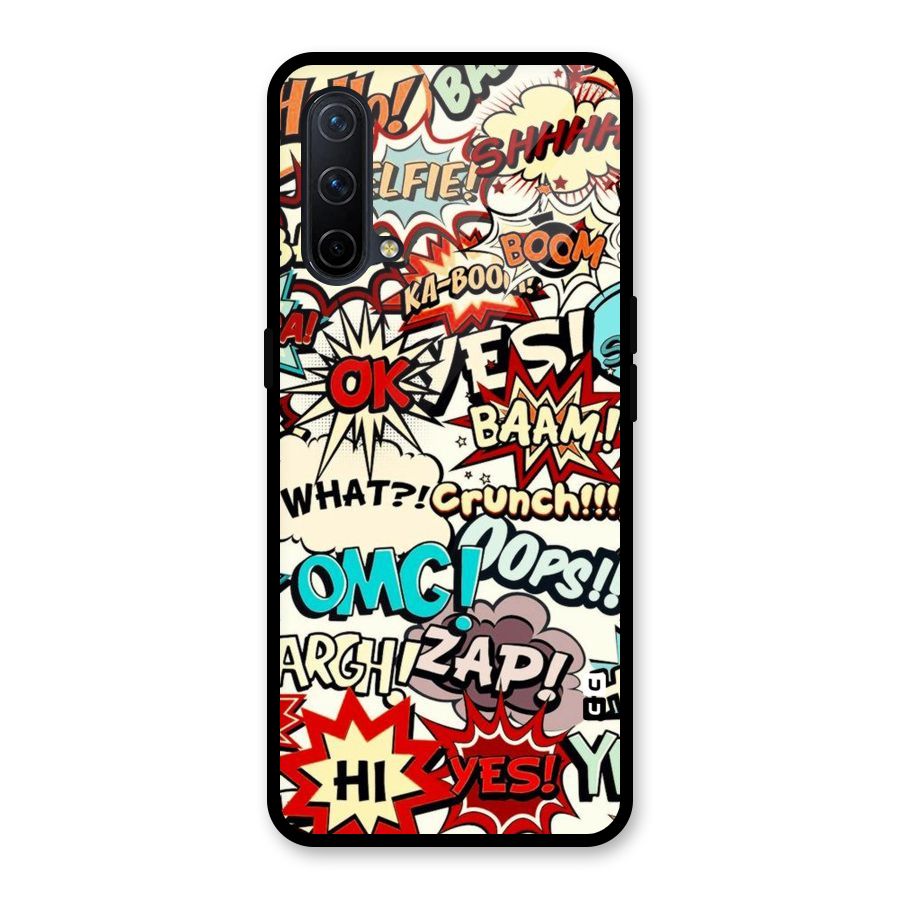 Boom Zap Glass Back Case for OnePlus Nord CE 5G