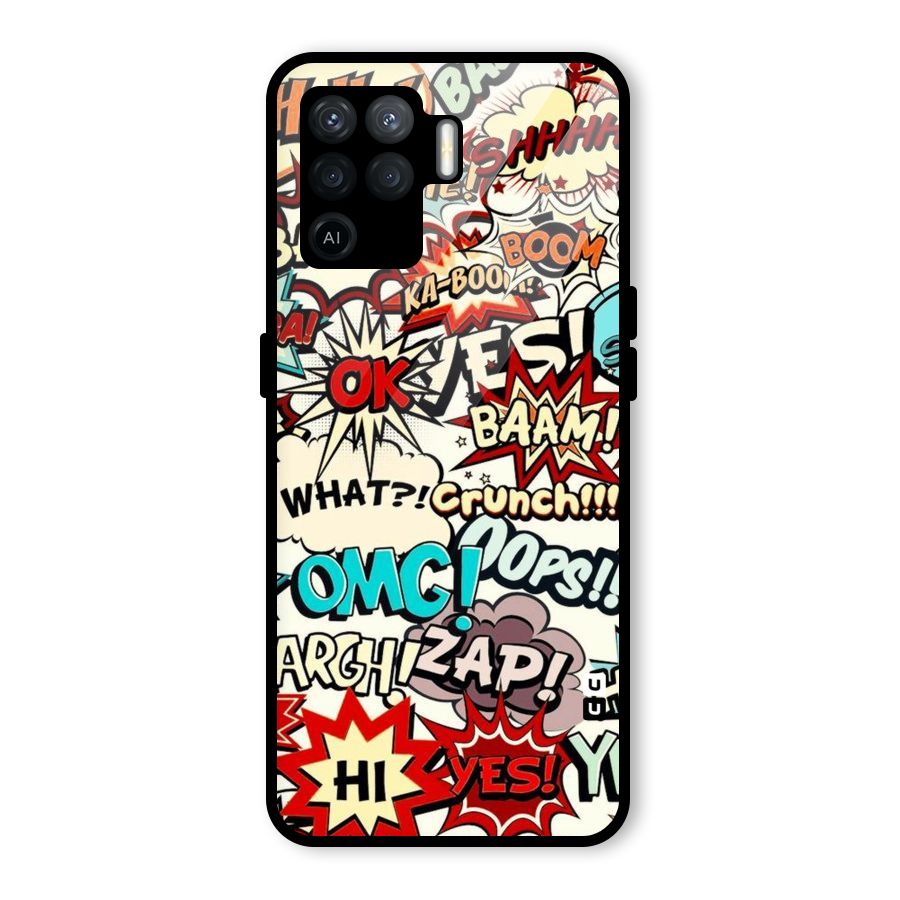 Boom Zap Glass Back Case for Oppo F19 Pro