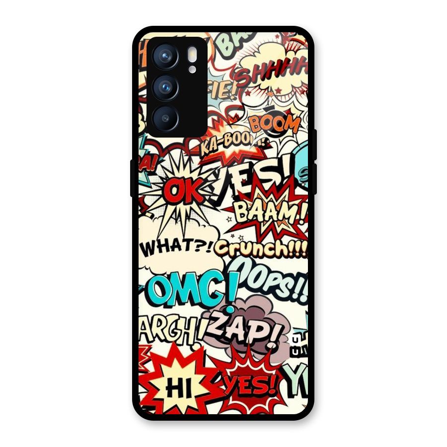 Boom Zap Glass Back Case for Oppo Reno6 5G