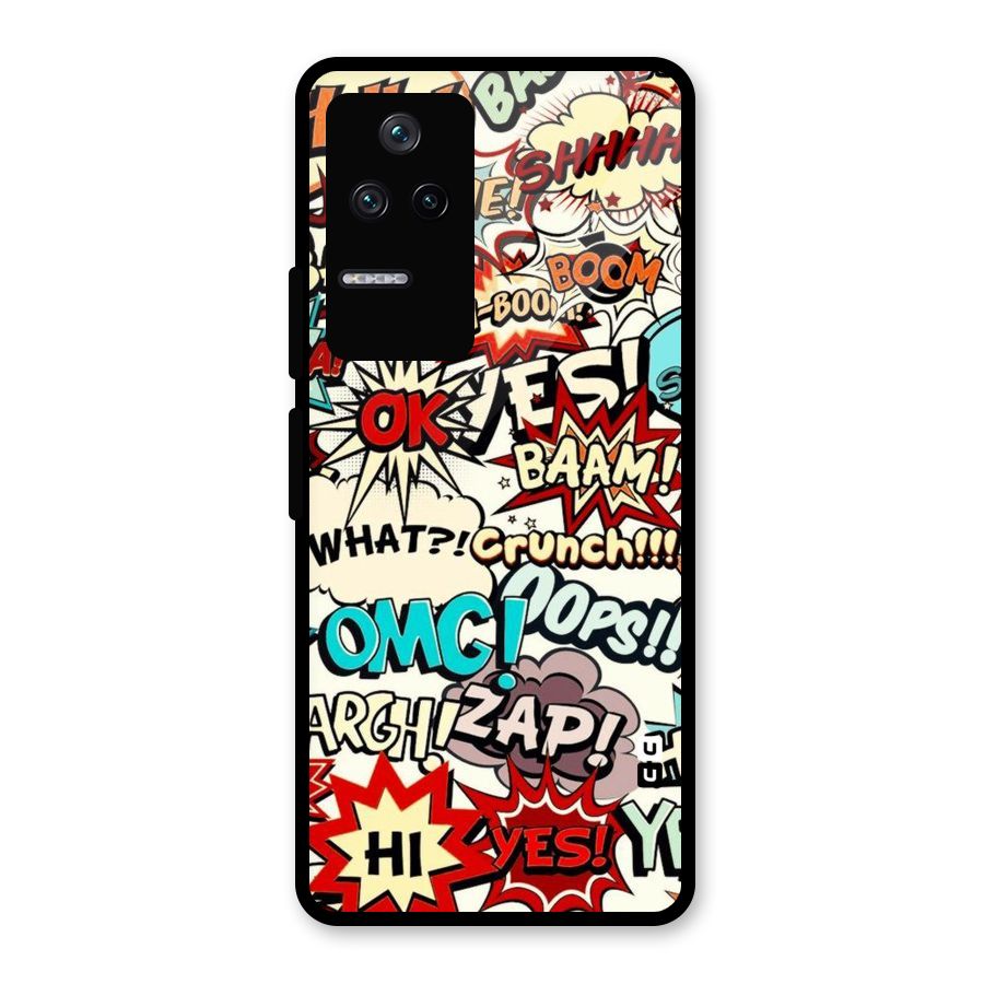 Boom Zap Glass Back Case for Poco F4 5G