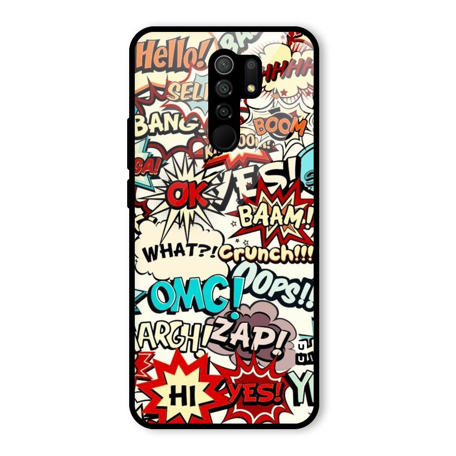 Boom Zap Glass Back Case for Poco M2