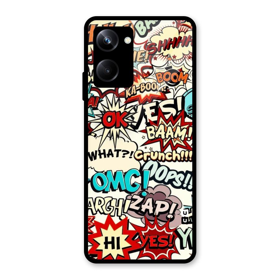 Boom Zap Glass Back Case for Realme 10 Pro