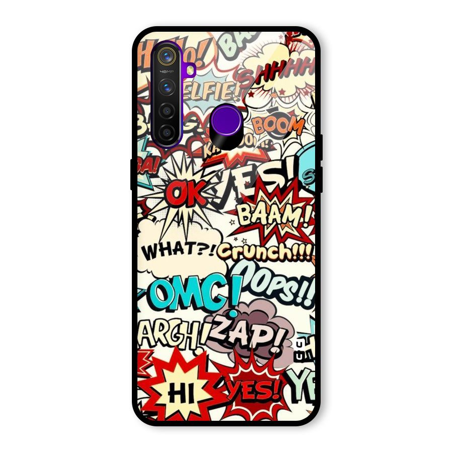 Boom Zap Glass Back Case for Realme 5 Pro
