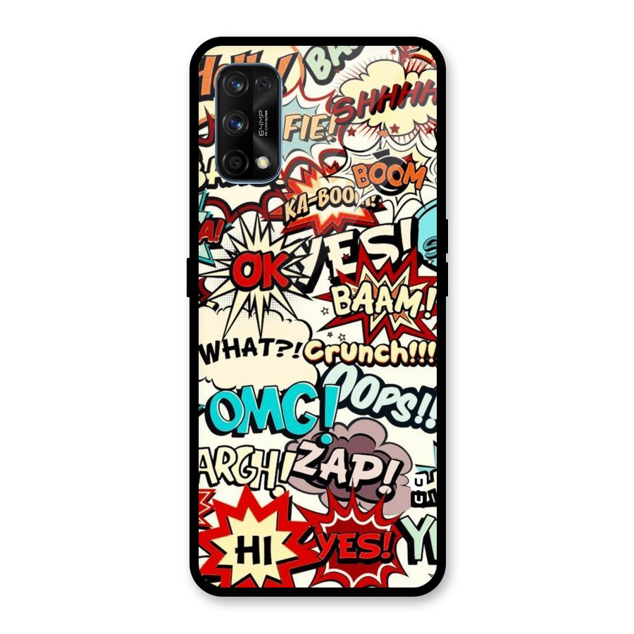Boom Zap Glass Back Case for Realme 7 Pro