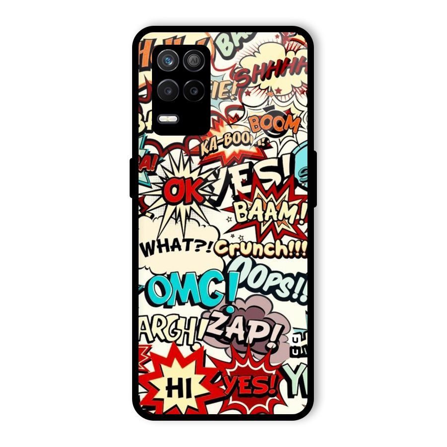Boom Zap Glass Back Case for Realme 8 5G