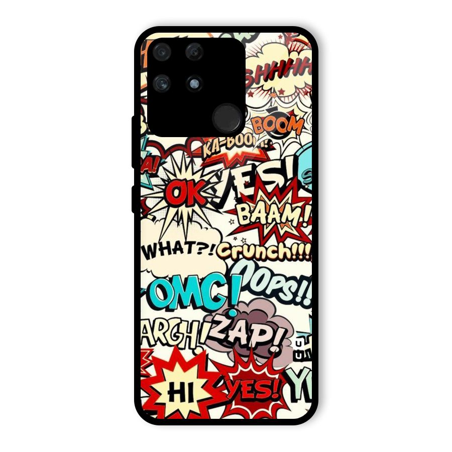 Boom Zap Glass Back Case for Realme Narzo 50A