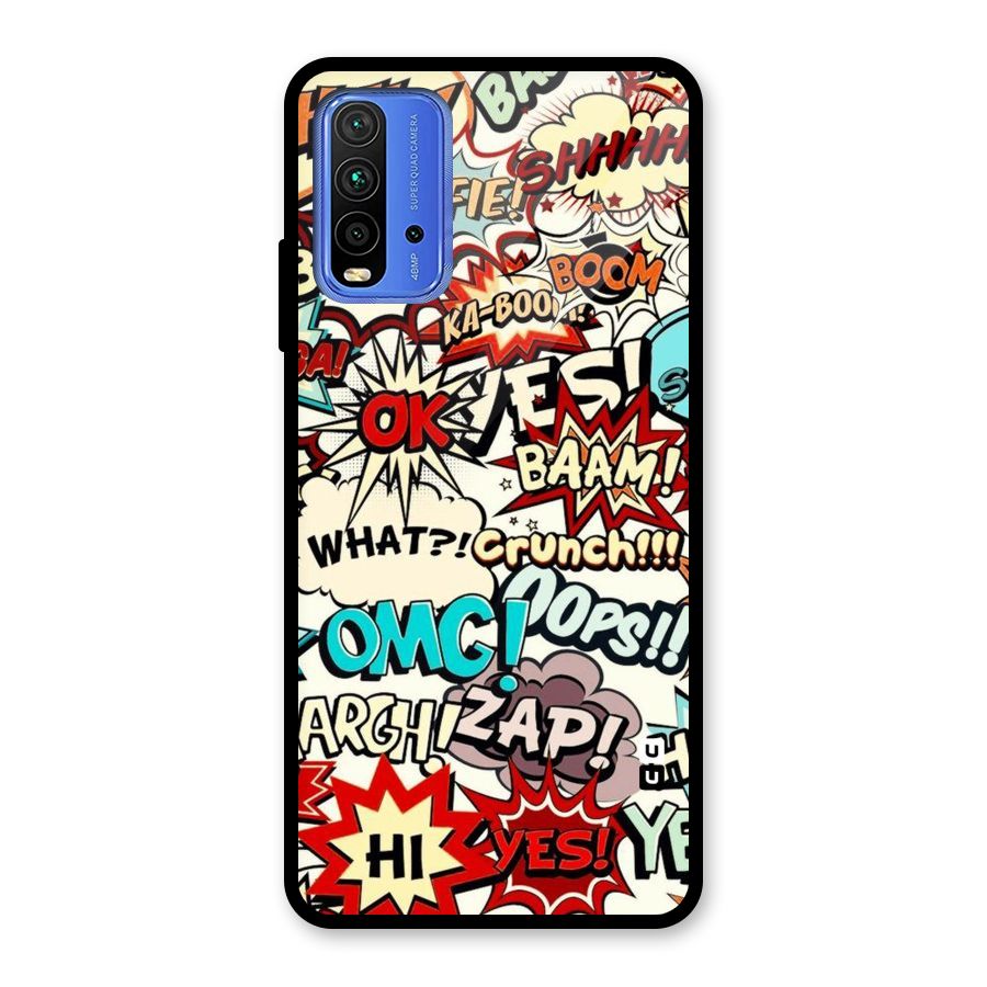 Boom Zap Glass Back Case for Redmi 9 Power