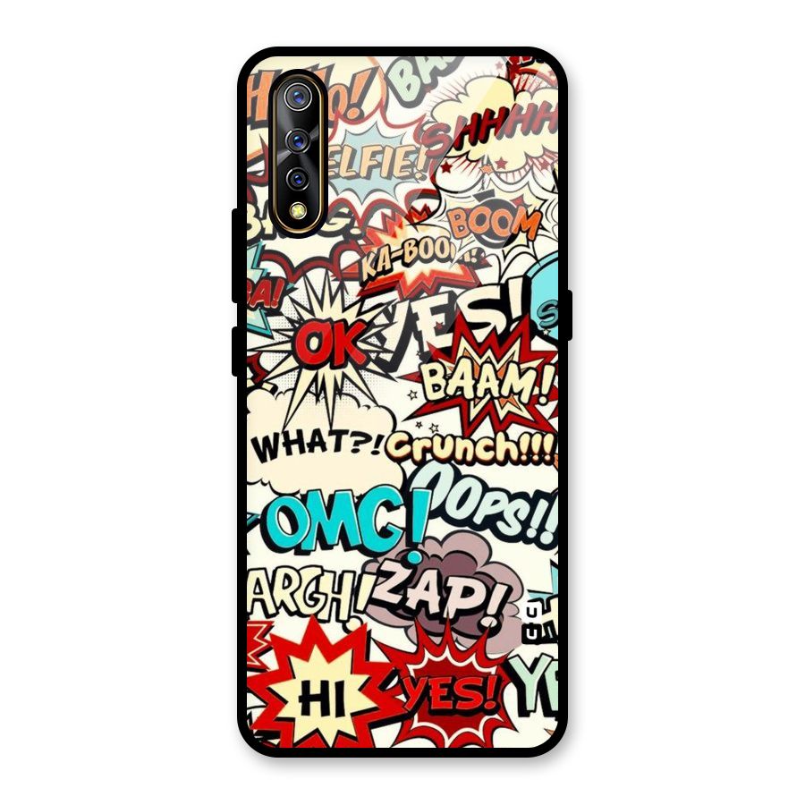 Boom Zap Glass Back Case for Vivo S1