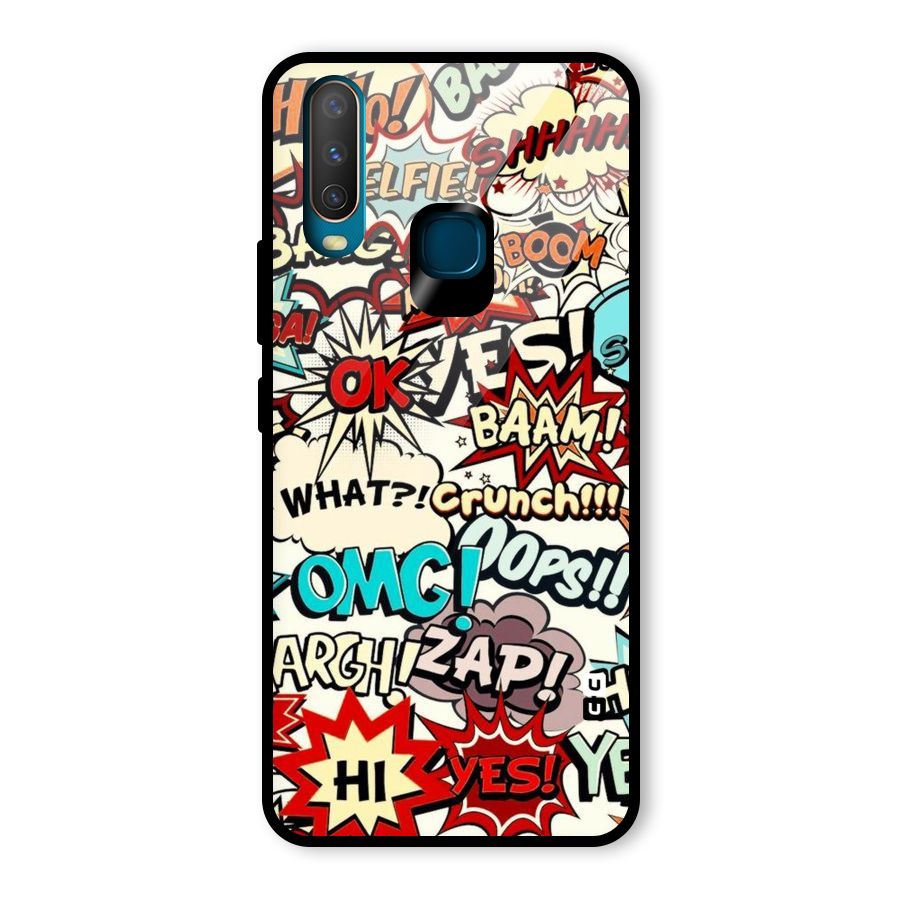 Boom Zap Glass Back Case for Vivo U10