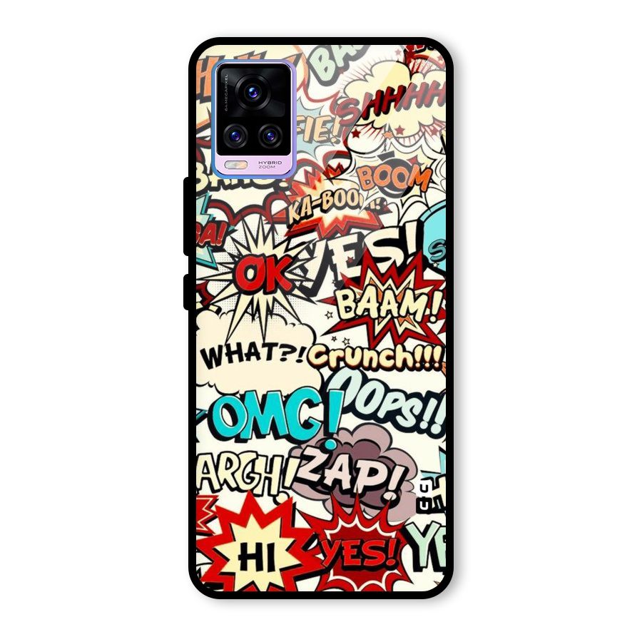 Boom Zap Glass Back Case for Vivo V20 Pro