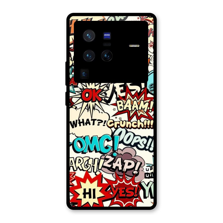 Boom Zap Glass Back Case for Vivo X80 Pro