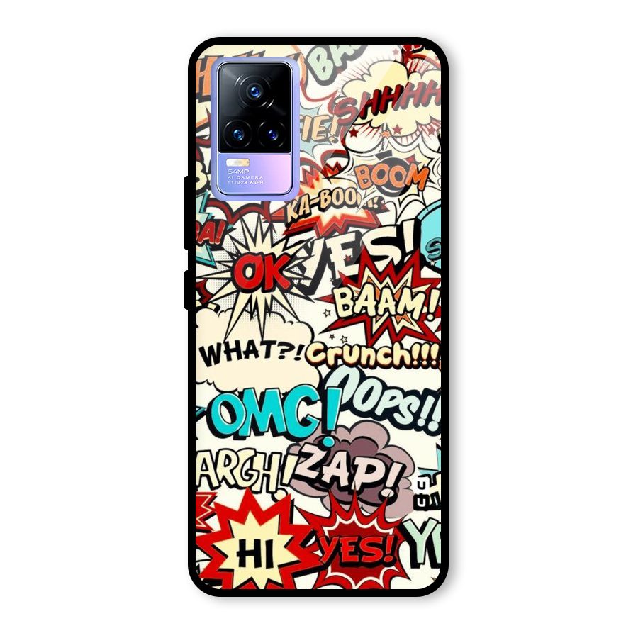 Boom Zap Glass Back Case for Vivo Y73
