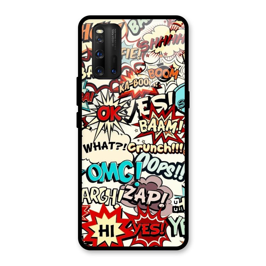 Boom Zap Glass Back Case for Vivo iQOO 3