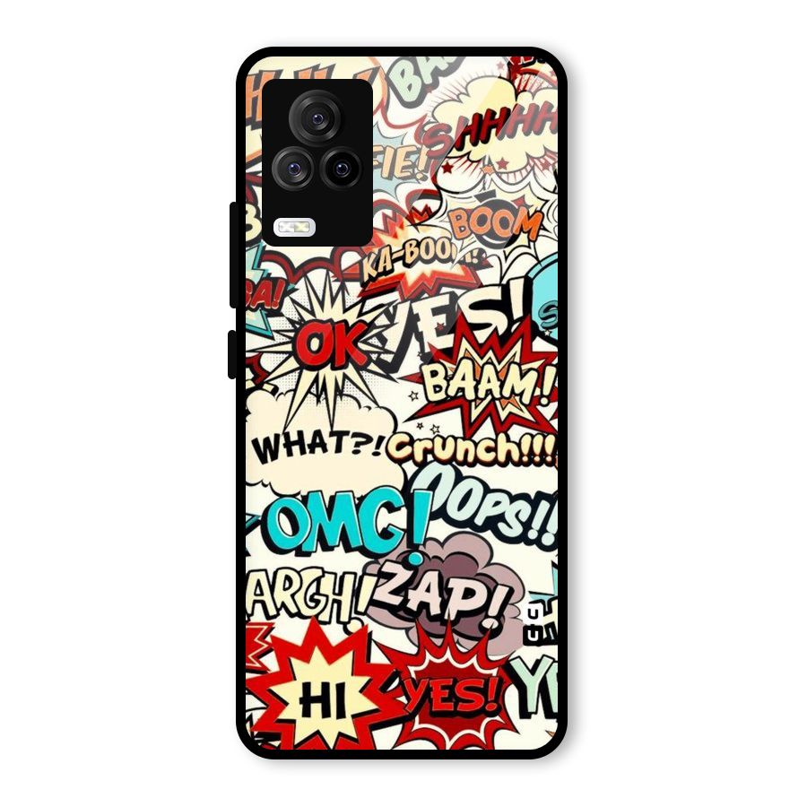 Boom Zap Glass Back Case for Vivo iQOO 7 Legend 5G