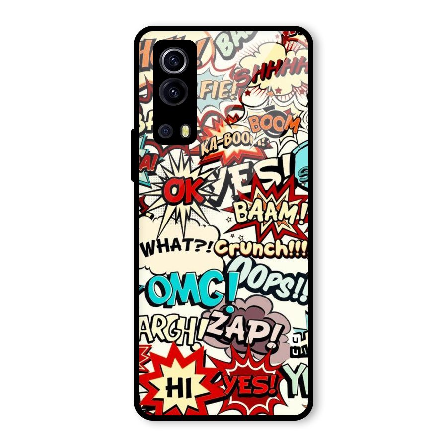 Boom Zap Glass Back Case for Vivo iQOO Z3